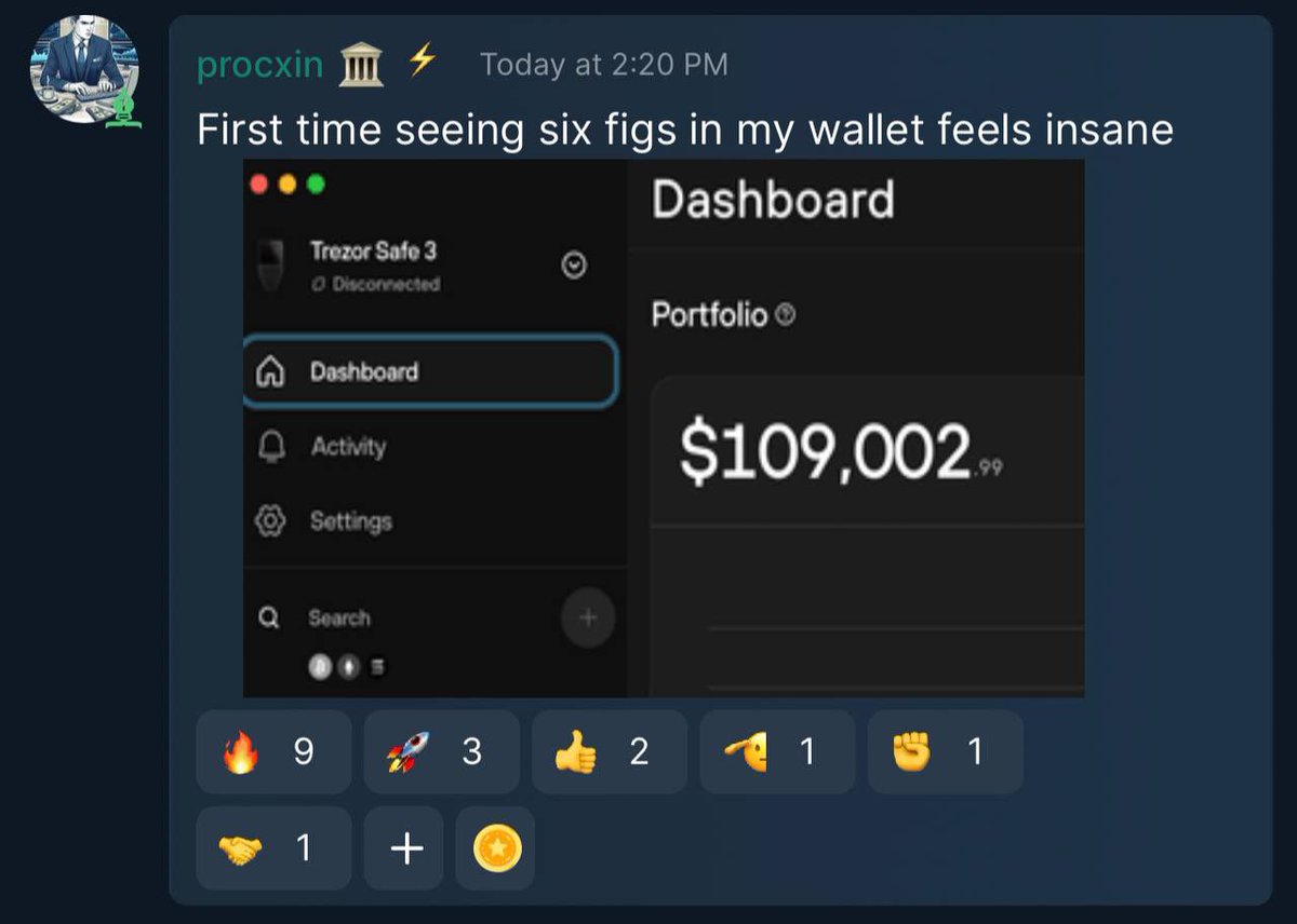 Imagine seeing $100k+ in your wallet.

If you don’t have a plan for the rest of the bull run, you will REMAIN poor.

But if you DO, you will create generational wealth.

We’ll show you EXACTLY how to get rich from these opportunities.

ACT NOW:
cryptotrw.com