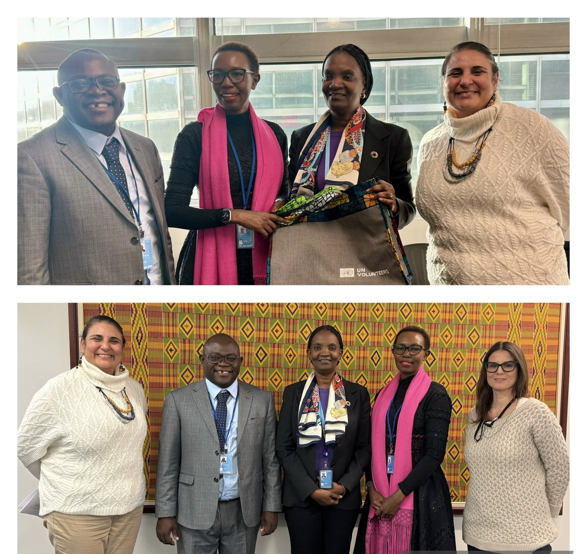 UNDPAfrica's tweet image. #UN Volunteers make great difference, contributing to sustainable dev’t. 

Insightful meeting between our Deputy Regional Director @DeAissata, who was a former #UNV and UNV Regional Managers @ndunguciiru &amp;amp; @PaulArmandMenye, to explore more collaborations with @UNDPAfrica.
