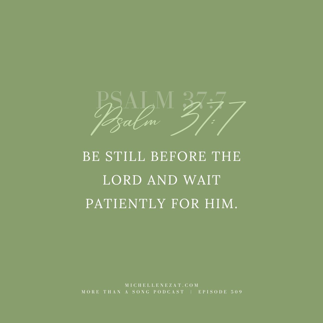 michellenezat's tweet image. NEW PODCAST EPISODE!

Inspired by @saraicrivera song "I Give You My Dreams," I studied Psalm 37.

Listen in @ michellenezat.com/509

Key Takeaways:

Replace fretting with proactive steps like trusting, doing good, and delighting in the Lord.