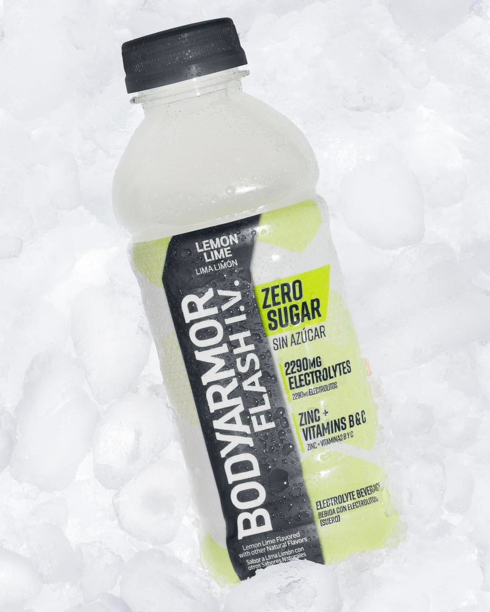 Lemon Lime BODYARMOR Flash I.V Zero Sugar has officially hit the shelves! Have you tried it yet? We have and think it is might just be our favorite.
