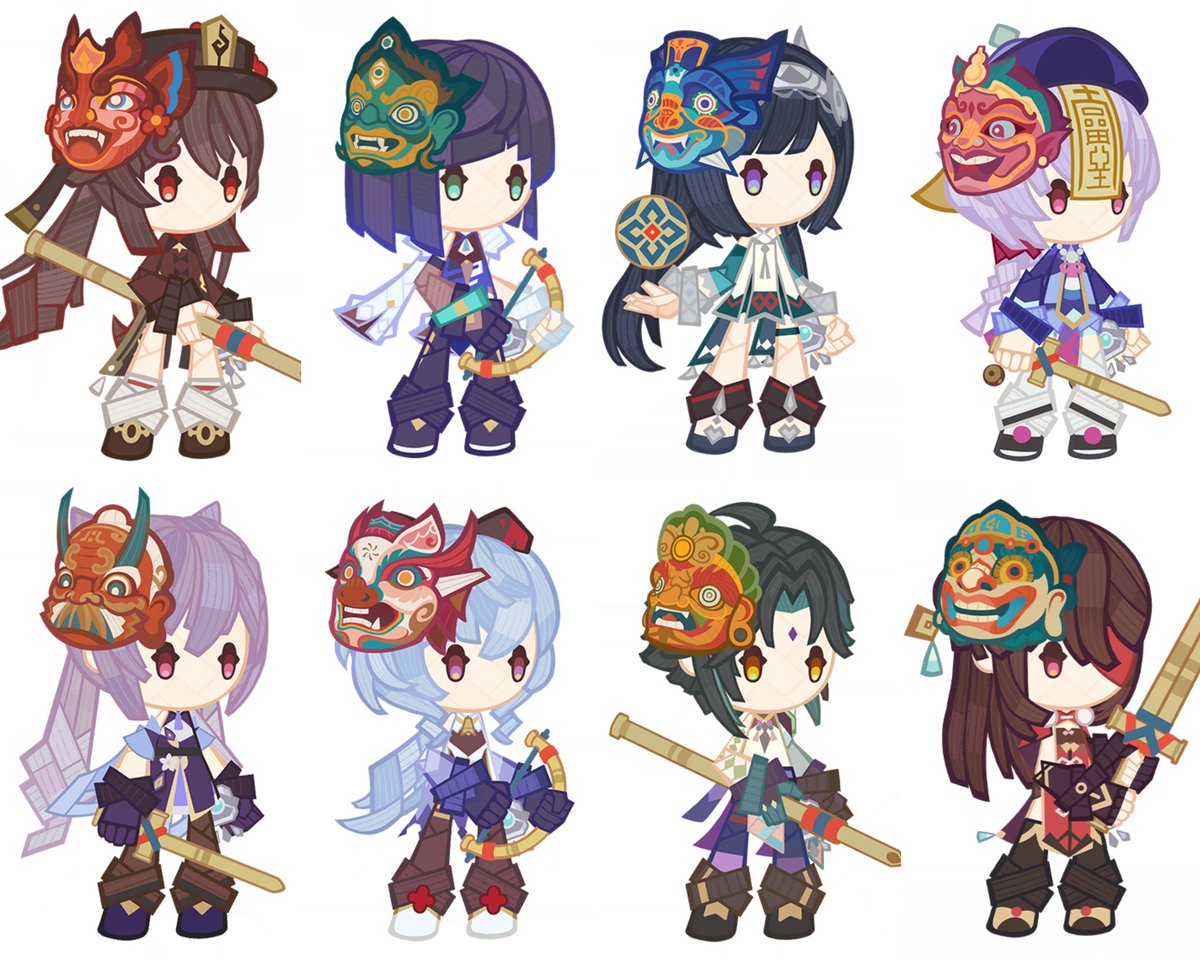 Liyue Rattan Dolls from Springtime Charms event 

#GenshinImpact #原神