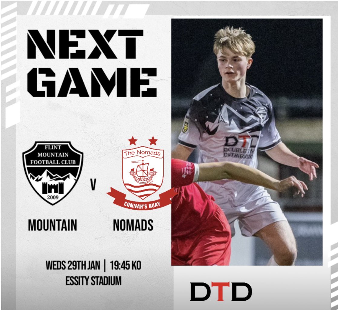 We're back in action tomorrow for a local derby as we face <a href="/the_nomads/">Connah's Quay Nomads FC</a> at the Essity Stadium for a 7:45 kick-off. 

This is one you won't want to miss!

If you can’t make the game, Live updates can be followed via the Cymru Football app. Available on Apple &amp; Android.

#VLM