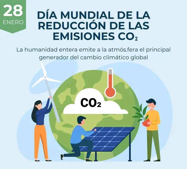 CimexMayabeq's tweet photo. Hoy celebramos el Día Mundial de la Reducción de Emisiones de CO2. Todos podemos contribuir a combatir el cambio climático reduciendo nuestra huella de carbono. ¡Actúa ahora por un futuro sostenible! 🌍🌿 #ReduceCO2 #CambioClimático #Sostenibilidad https://t.co/99TwIEBbzj