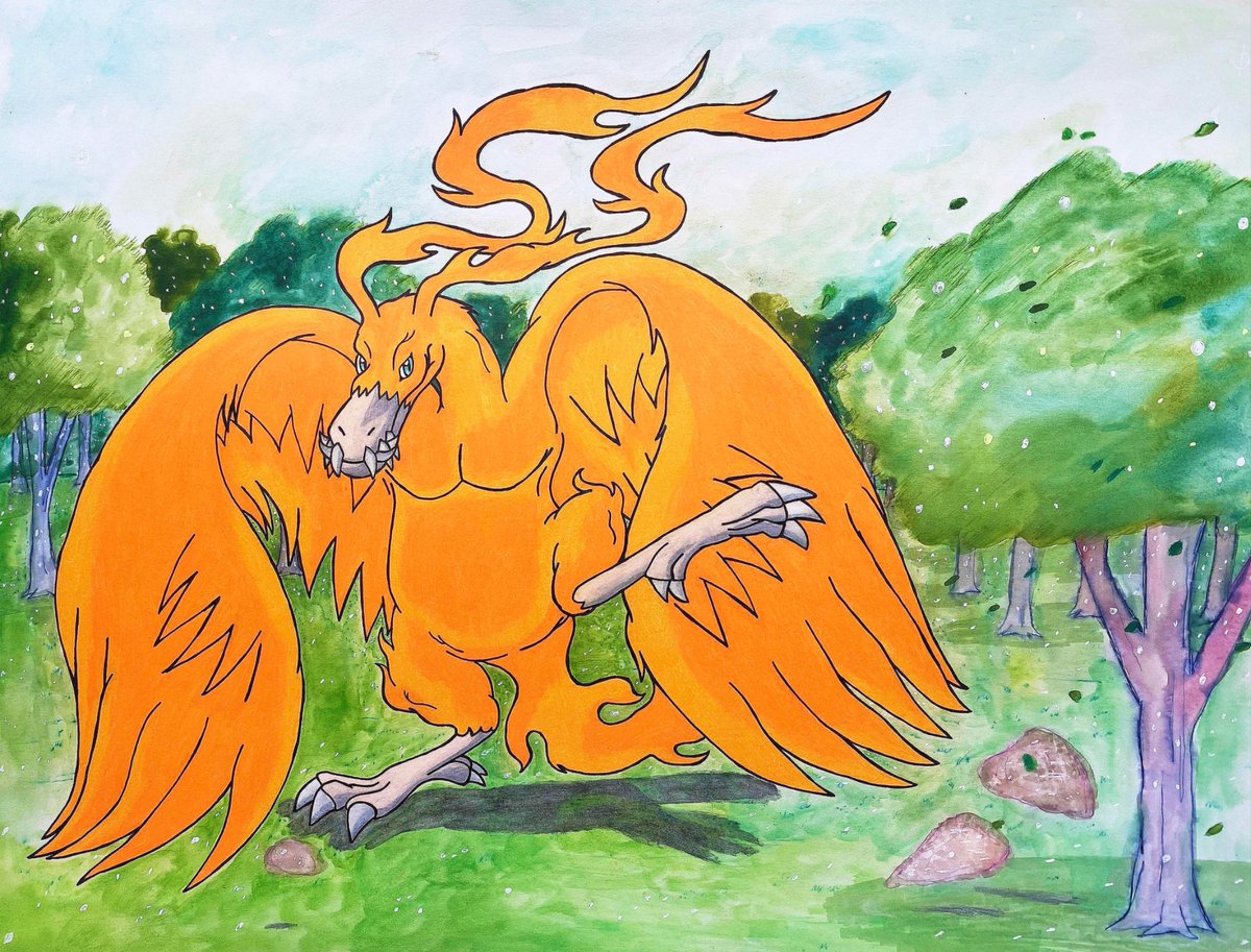 Niji The Phoenix! Every Day Life! tweet media