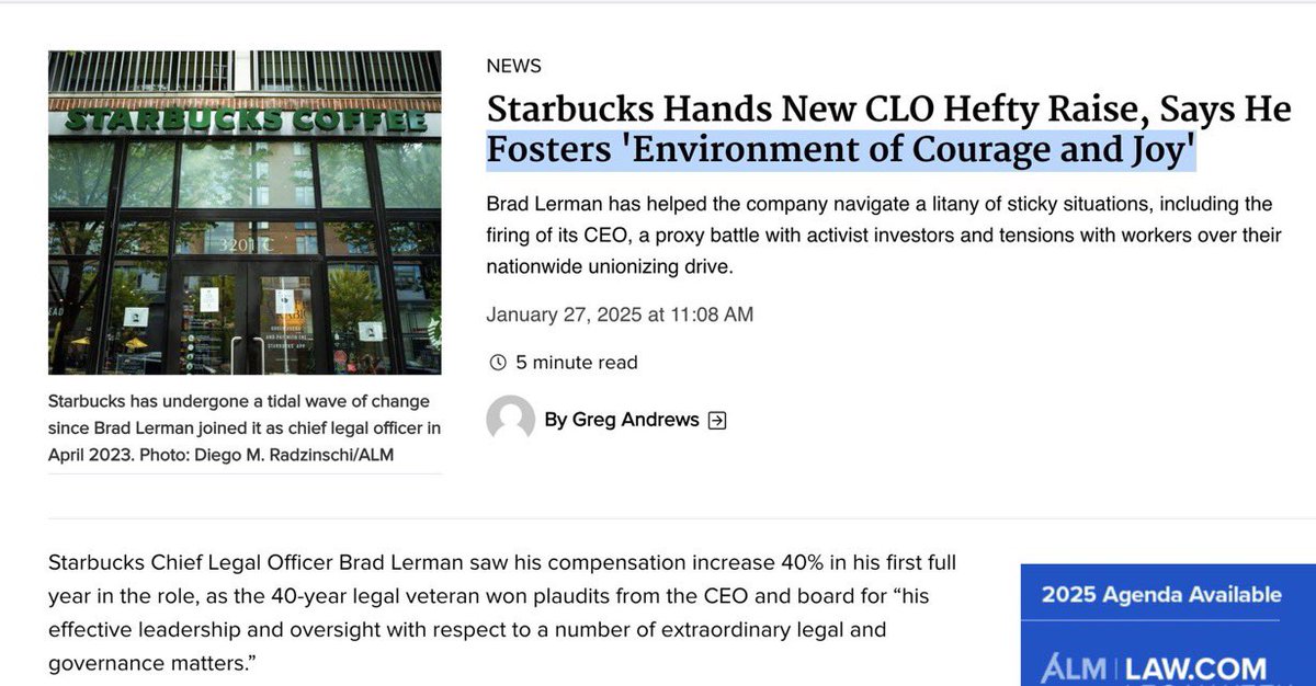 ApolloOrganizes's tweet image. Apparently the “environment of courage and joy” Brian Niccol fosters includes arresting people peacefully trying to get his workers paid more, but alright…