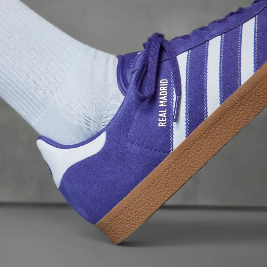 Real Madrid × adidas Originals GAZELLE “University Purple” (レアル