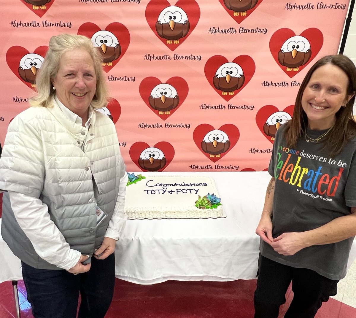 Cathy Crawford (@cel578) on Twitter photo We celebrated our TOTY & POTY winners this afternoon. Thank you Ms. Summers & Ms. Johnson for representing the best <a href="/Alpharetta_ES/">Alpharetta ES</a> We celebrated our TOTY & POTY winners this afternoon. Thank you Ms. Summers & Ms. Johnson for representing the best <a href="/Alpharetta_ES/">Alpharetta ES</a>