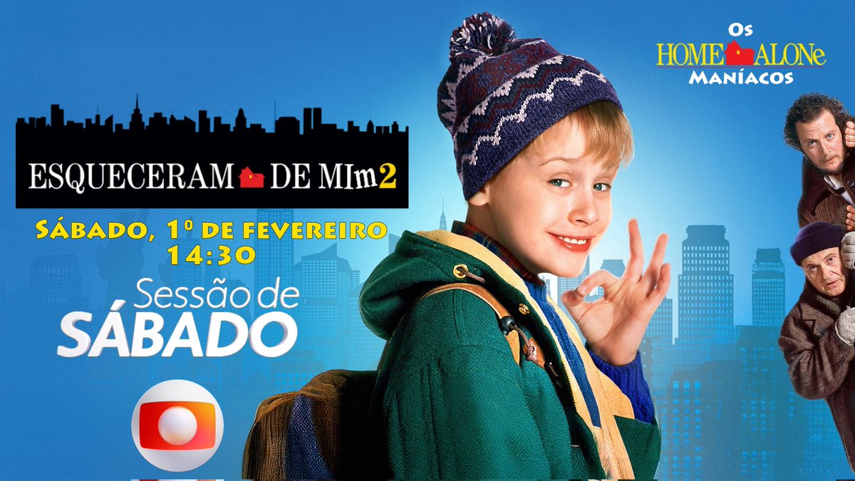 HAMANIACOS's tweet photo. O KEVIN VOLTOU!!! No próximo sábado, dia 1⁰ de fevereiro, a Globo exibe "Esqueceram de Mim 2" (1992) na Sessão de Sábado, às 14:30, logo após a Edição Especial da novela "Cabocla". E acredite se quiser: fora de época! 😱

#EsqueceramdeMim #HomeAlone #EsqueceramdeMim2 #HomeAlone2 https://t.co/IR0rr7DUnh