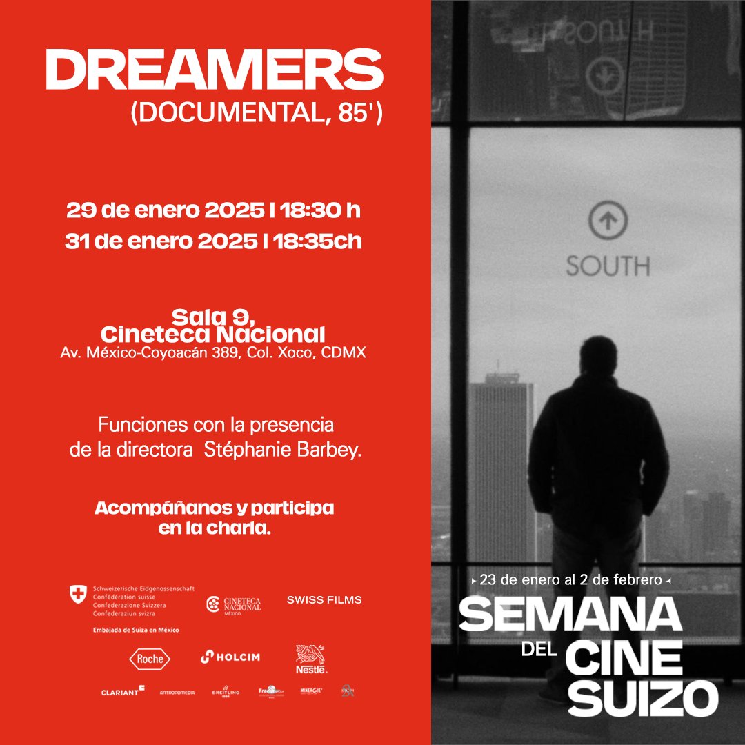 Carlos llegó a Chicago a los 9 años y a los 18 se convirtió en indocumentado. Dreamers sigue a millones de jóvenes que crecieron en un país que los rechaza.

Funciones especiales con la directora, Stéphanie Barbey.

29 de enero | 19 h
31 de enero | 18:30 h
📍 @CinetecaNacionalMX