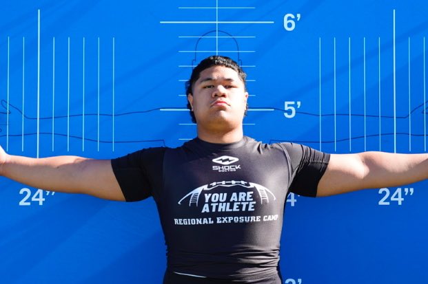 2027 DL Luther Aso (<a href="/LutherAso/">Luther “LJ” Aso</a>) out of Pinecrest Acadmey Sloan Canyon (NV)

“Aso has made the transition from OL to DL and has excelled in the new position.. Aso has elite strength and instincts that allow him to power his way through blocks and close the pocket on opposing QBs.”