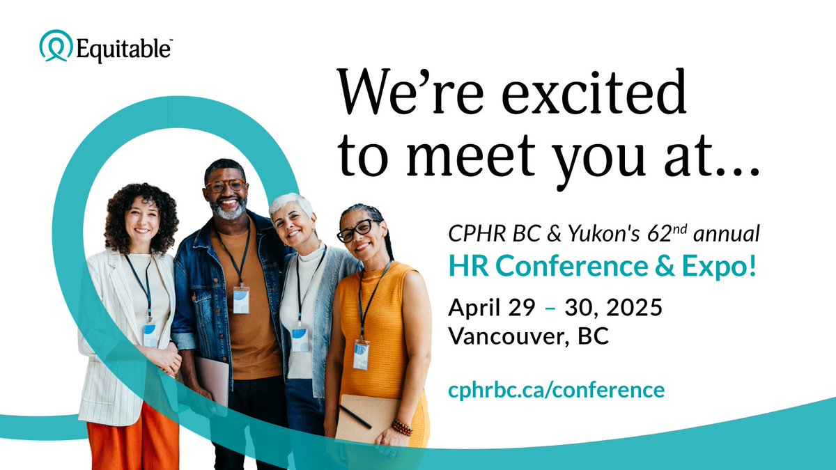 Join us April 29 and 30 at <a href="/cphrbc/">CPHR BC & Yukon</a> 2025 Conference and Expo. Connect with industry experts at the largest HR expo in Western Canada and learn how to be an employer of choice with our group benefits plans.

Register for your ticket today: cphrbc.ca/conference

#HRCONF2025