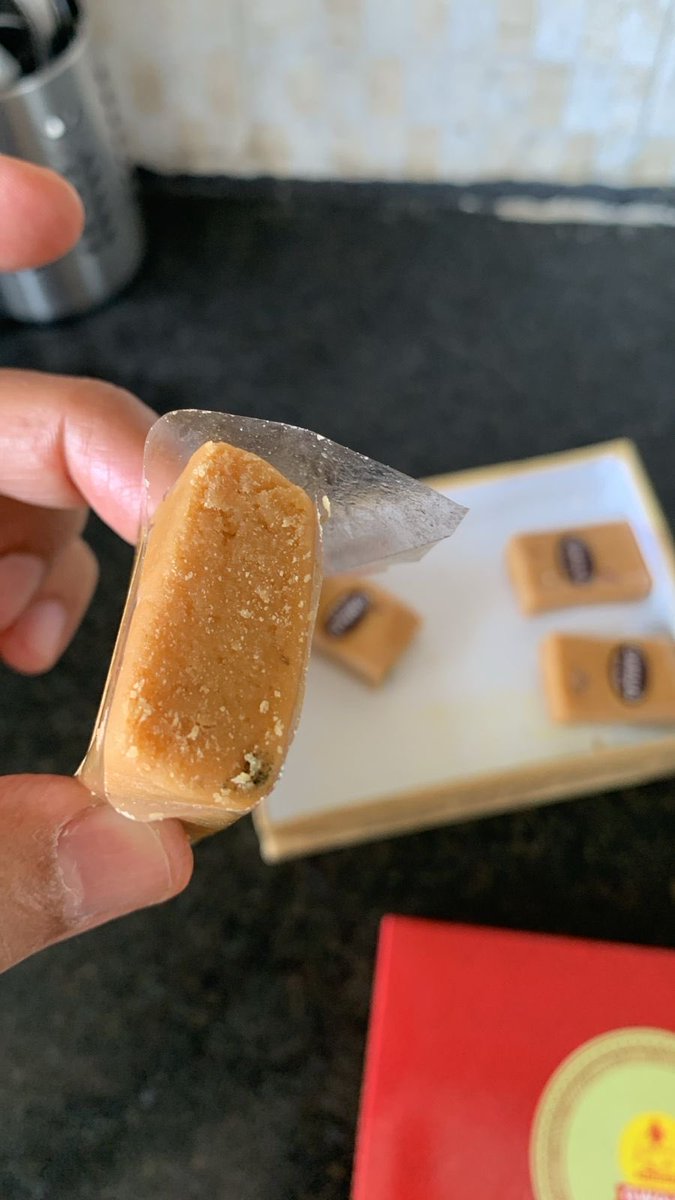 sdevareddy's tweet image. This was bought last night from a famous sweet shop in Ahmedabad and fungus is growing in what is packed inside !