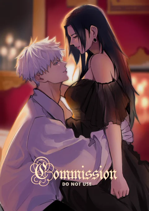 五夏 Commission i did for Thank you so much Nyx for your patronage, i enjoyed every single process of this! and also, i always love your art #satosugu