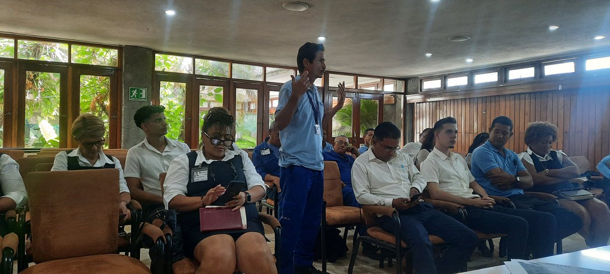 Participé hoy en el balance anual del Centro de Telecomunicaciones #Guantánamo, excelente espacio de intercambio en el que se realizó un análisis de los resultados alcanzados en 2024 y se definieron las pautas para 2025.
#GenteQueSuma
#ConLaFuerzaDeLaUnidad.