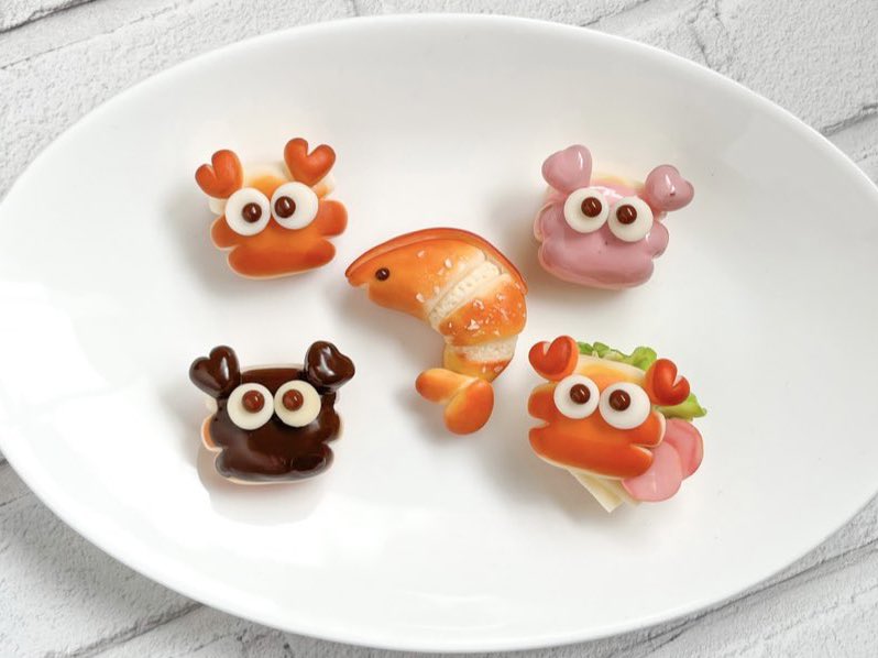 3000♡ありがとうございます❕
🦀🍞も作ってます！