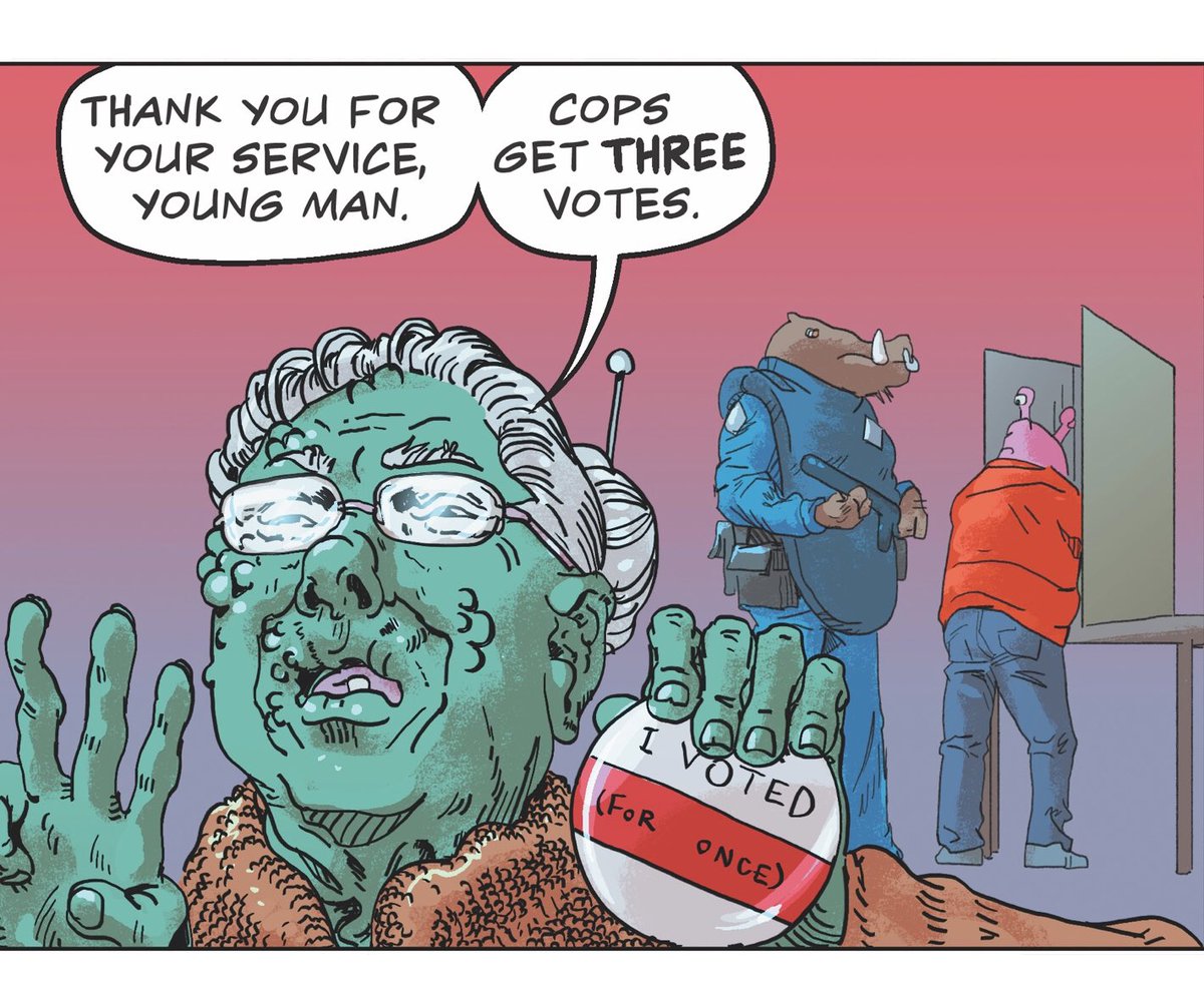 Matt Bors on leaving political cartooning for Justice Warriors and Toxic Avenger: tcj.com/matt-bors-on-l…