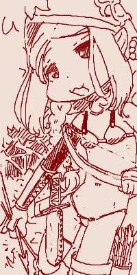 ちかごろのらくがき3せくしーエルフ戦士 
