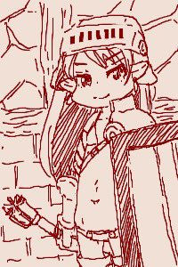 「ちかごろのらくがき3せくしーエルフ戦士 」|うちうのイラスト