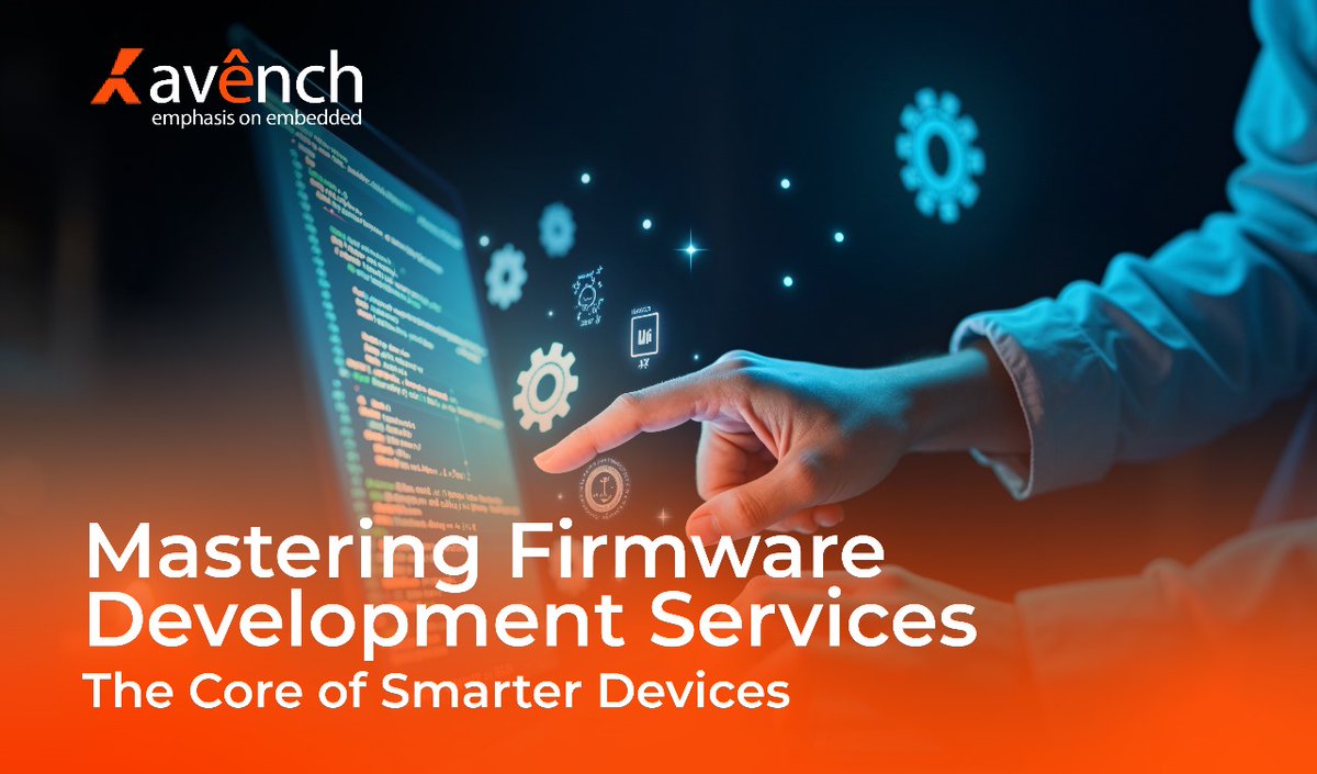 avench_systems's tweet image. Firmware development powers smart devices, ensuring quality, security, and optimization. Elevate your project with expert solutions for embedded systems.
To Read More, Click On This Link: avench.com/iot/mastering-…
#FirmwareDevelopment #EmbeddedSystems #IoT #TechInnovation