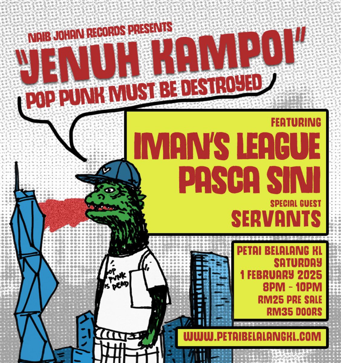 PASCA SINI (@pascasinimy) on Twitter photo This saturday we are destroying pop punk! together with <a href="/IMANSLEAGUE/">IMAN'S LEAGUE</a> and <a href="/servantsmy/">S E R V A N T S</a> at <a href="/petaibelalangkl/">petaibelalangkl</a> jom! Pre Sale Tix via website ‼️🔫 This saturday we are destroying pop punk! together with <a href="/IMANSLEAGUE/">IMAN'S LEAGUE</a> and <a href="/servantsmy/">S E R V A N T S</a> at <a href="/petaibelalangkl/">petaibelalangkl</a> jom! Pre Sale Tix via website ‼️🔫