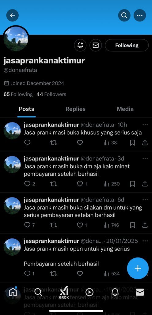 nonavail39's tweet photo. @ypxzy_ PENIPU!!!!!UDAH DIBAYAR GA DI SEND!KATANYA UDAH ADA VIDEO!SEDIA APA YANG BAKAL TERJADI!!!VIRALKAN DIA!!!!!
DONA PALENTINA FIRLA
@donaefrata @donaefrata @donaefrata 
#jasaprank #indonesia #penipu #trending #fyp #viralindonesia #viral #trendingindonesia #trending #VideoViral https://t.co/fJFWFwfIpa