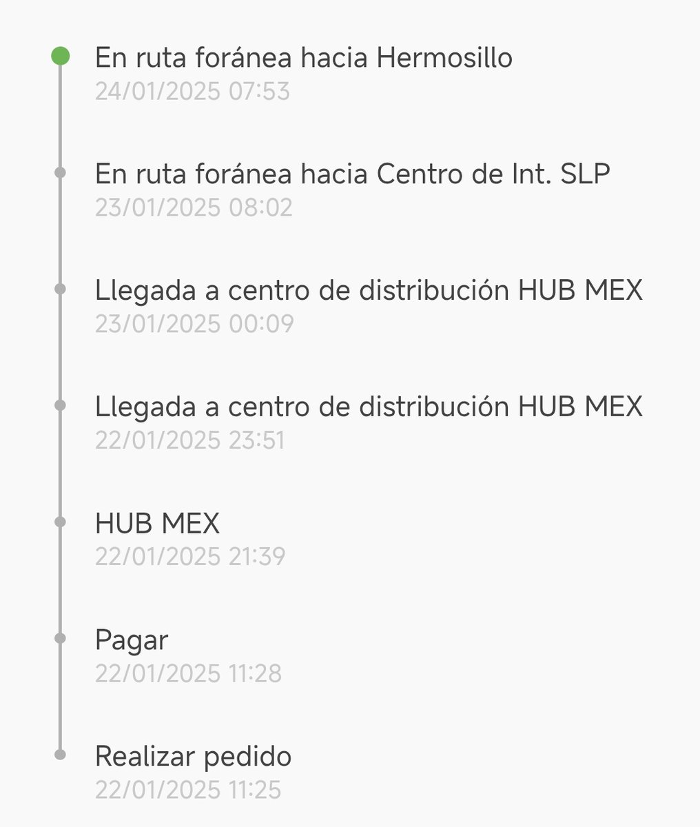 indeSNTE's tweet photo. Hola @XiaomiMexico realicé una compra el día 22-1 y tiene desde el 24-1 en ruta hacia hermosillo ¿cuánto más debo esperar? https://t.co/TSbE5D2oxF