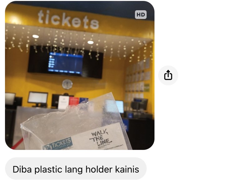 crexia_'s tweet photo. Joke time ba tong sm?? utas talaga. imagine kumuha tix friend ko tas plastic lang daw meron sila at wala na silang ticket holder 😭😭😭 kainis https://t.co/QhUKjIg1RU