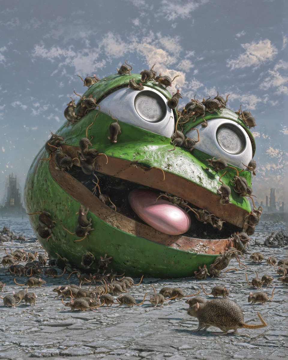 beeple's tweet photo. LATE STAGE MEMETIC WARFARE https://t.co/YEJcETdWP4