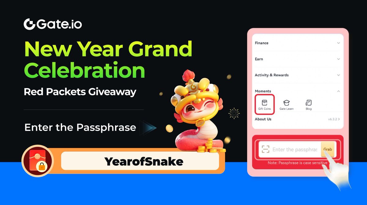 🎊https://t.co/l3EgEtlXh7 New Year Red Packet Giveaway #2 Check out the  passphrase on the poster. Step 1: Open https://t.co/l3EgEtlXh7 APP:  https://t.co/mxS6teO51J Step 2: Tap the profile in the top-left corner -  Moments -
