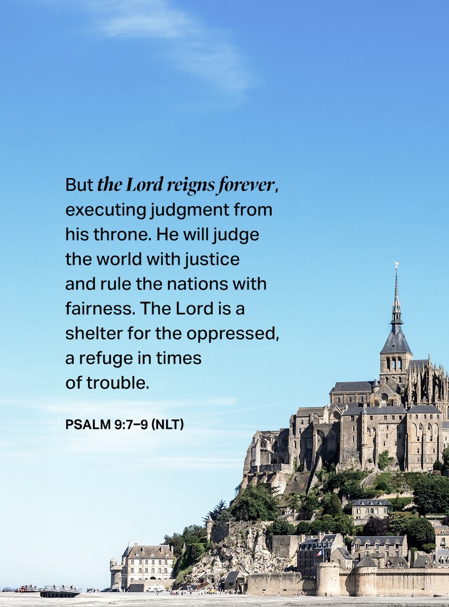 ...The Lord is a shelter for the oppressed, a refuge in times of trouble. - Psalm 9:7–9 (NLT)

📖 Which verse is on your heart this week? Please do share!

#bibleverse #verseoftheweek #dailybibleverse #247prayer #bibleverse