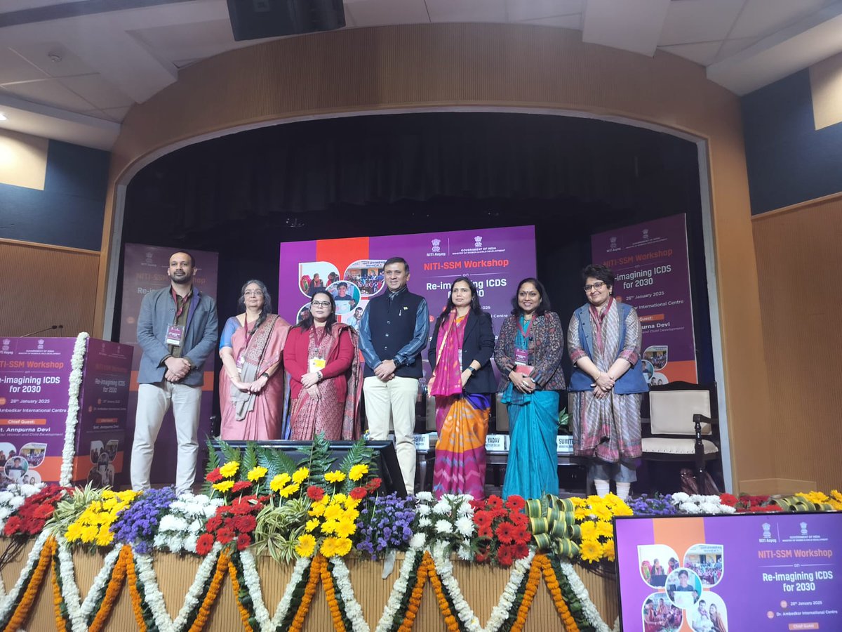 Women And Child Development Department Haryana (@wcd_haryana) on Twitter photo Empowering India's future!
Honored to participate in the National Workshop on Reimagining ICDS 2030 at NITI Aayog, shared the Haryana Creche Model & exchanged ideas to build a brighter future for IndiaтАЩs children!
<a href="/cmohry/">CMO Haryana</a> <a href="/NITIAayog/">NITI Aayog</a> <a href="/amneet_p/">AmneetPKumarIAS</a> <a href="/SumitraMishra/">Sumitra Mishra</a> <a href="/Chavivohra/">Chavi Vohra</a> <a href="/KA5495/">Aditya Singh</a> Empowering India's future!
Honored to participate in the National Workshop on Reimagining ICDS 2030 at NITI Aayog, shared the Haryana Creche Model & exchanged ideas to build a brighter future for IndiaтАЩs children!
<a href="/cmohry/">CMO Haryana</a> <a href="/NITIAayog/">NITI Aayog</a> <a href="/amneet_p/">AmneetPKumarIAS</a> <a href="/SumitraMishra/">Sumitra Mishra</a> <a href="/Chavivohra/">Chavi Vohra</a> <a href="/KA5495/">Aditya Singh</a>
