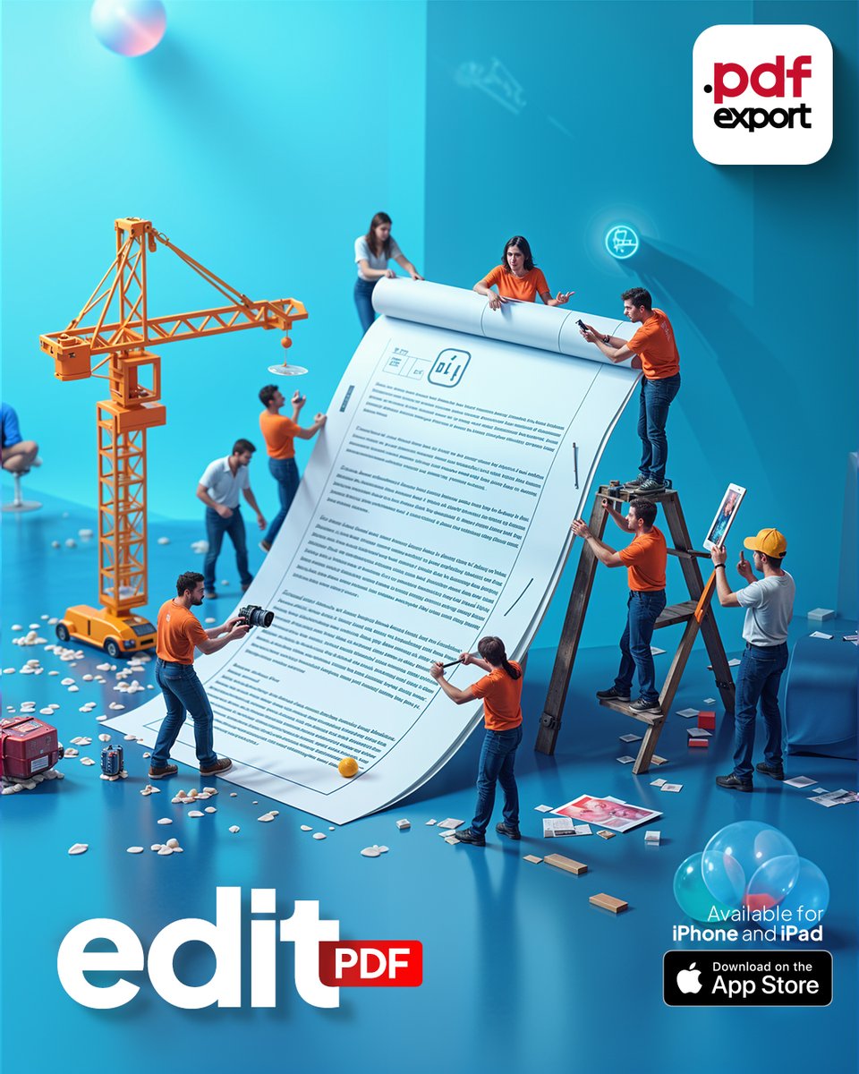 LiveBirdTechnol's tweet image. The Edit PDF tool in PDF Export lets you easily edit text, choose different fonts, replace pictures, and add annotations—all on your iPhone or iPad. Make your PDFs just the way you want.

#PDFEditing #EditPDF #PDFExport #TextCustomization #PDFTools #QuickEdits #DocumentControl