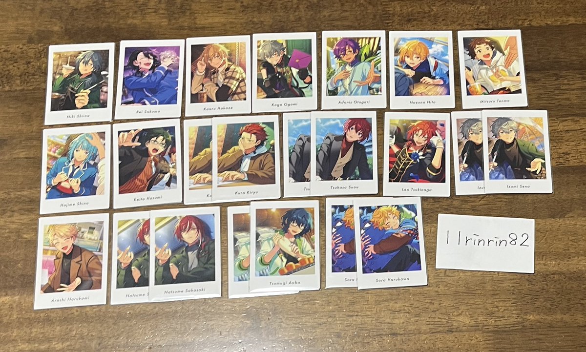 11rinrin82's tweet photo. 【交換】 あんスタ ぱしゃっつ Vol.5
Private / Action 

譲→画像参照

求→action HiMERU  

4枚目参照
検索からも気軽にお声がけください。 https://t.co/0SqP249hFa