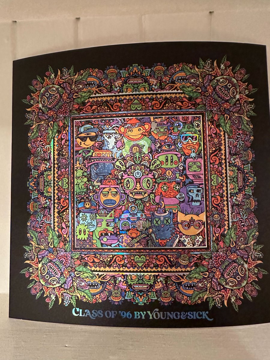 quick break from ordinals infighting to share this <a href="/youngandsick/">YOUNG & SICK⚡</a> piece. they did the art for Torches (Foster The People), an album i deeply cherish. serendipitously found they're creating on bitcoin with the OGs. bags matter but art brings that real joy &amp; nostalgia.