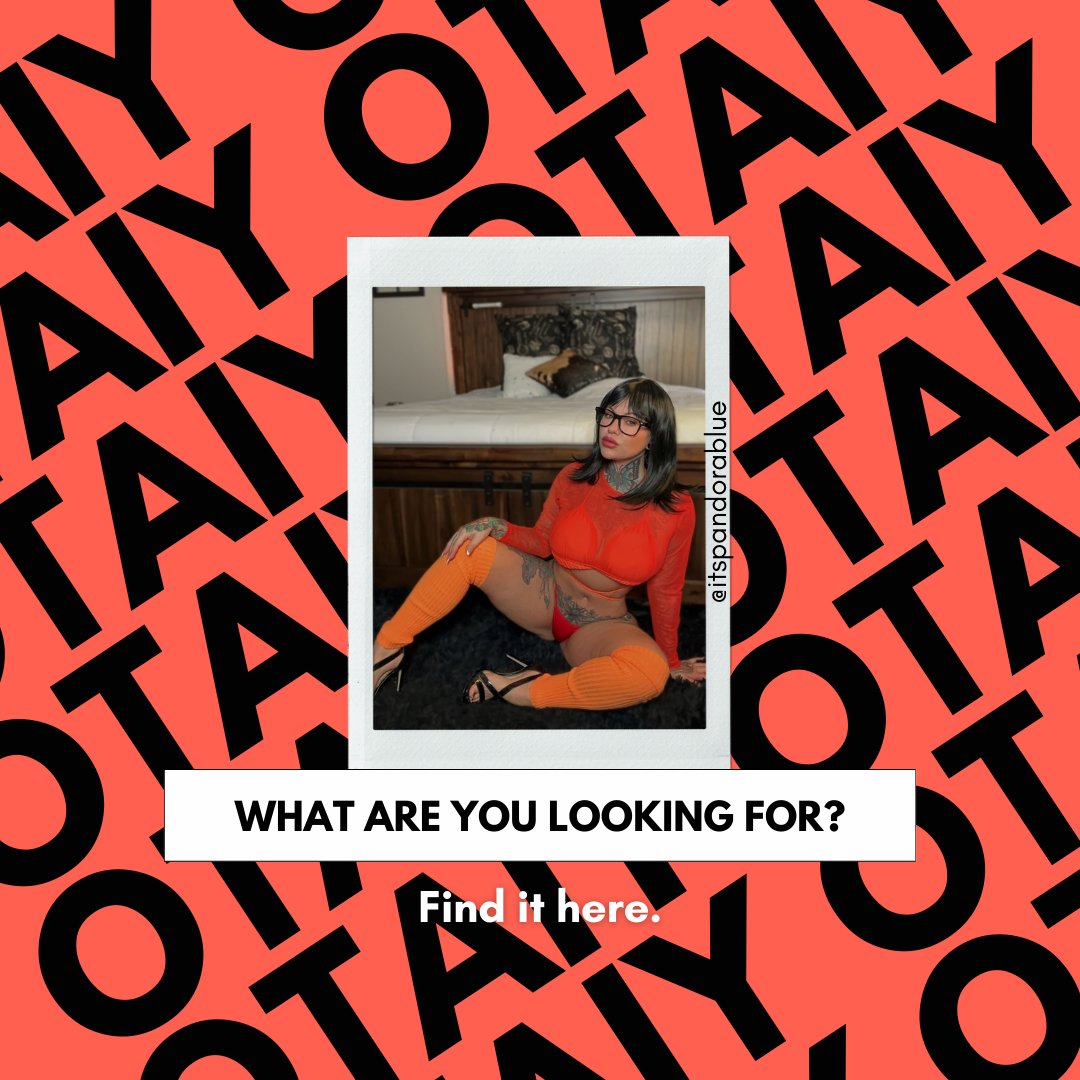 What are you looking for? Whatever it is, you’ll find it here with Otaiy. 

Credits: otaiy.com/pandorablue 

#discoverwithotaiy #exclusivecontent #contentcreators