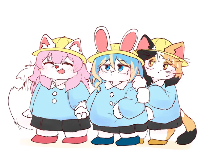 🐶🐰🐱(5歳くらい) 