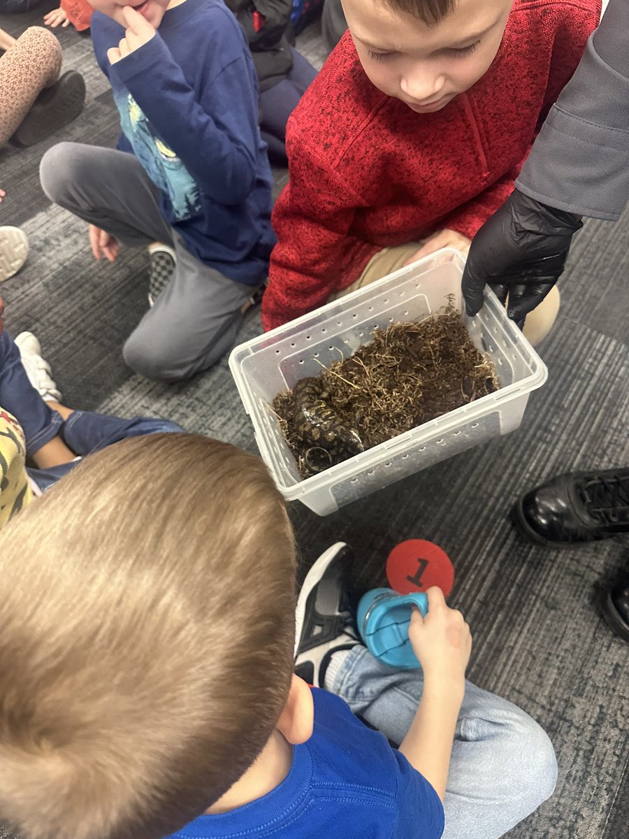 Ernie Miller visited our first graders with some important KS Day learning!