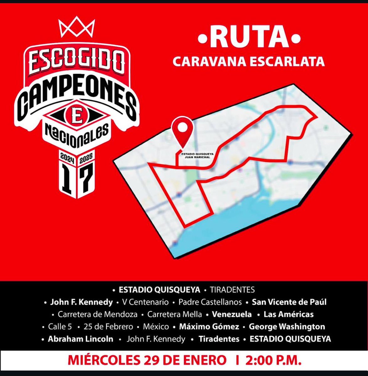Caravana Roja Mañana Miercoles