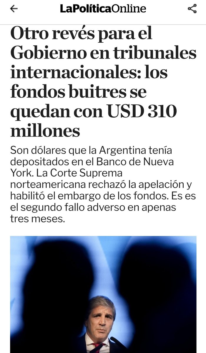 La cara de Javier Milei luego de enterarse que el Banco de Nueva York se quedará con $310 miilones de dólares que eran de Argentina, a pesar de ser el lamesuelas de Donald Trump. Entre fachos no existe el honor 🤡