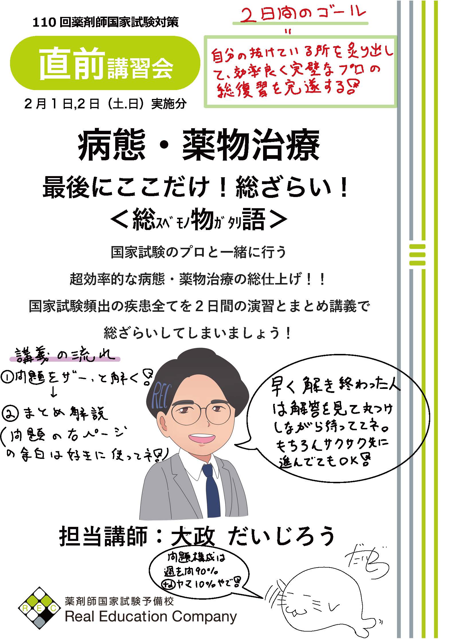 第107回薬剤師国家試験 問題・解答・総評 更新 - 薬学ゼミナール