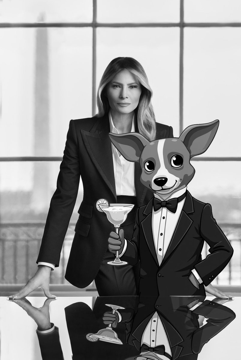 Gatsbyguyio's tweet photo. When the first Lady Melania asks me to join a photoshoot, I can't say no 💕
 #memecoin #crypto #cryptocurrency #meme #memecoins #Sol #Solana #Gatsbyguy #MELANIA #FirstLady https://t.co/3I4FDwDp1e