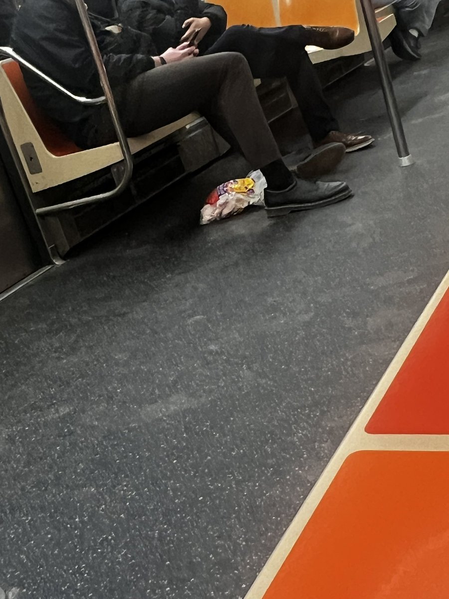 BkSheDevil's tweet photo. This man on the train had his bag of chicken breast just sitting on the floor! 🤢 What’s the likely that he will disinfect that bag before placing it in his fridge or on his countertop?  I’m am in shock https://t.co/clsQP4yvT5