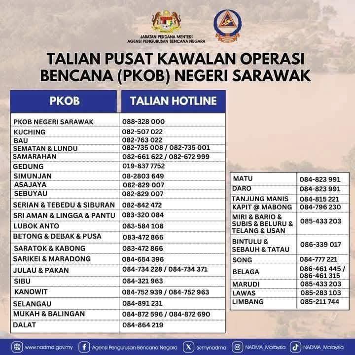 datukhensem's tweet photo. Untuk mereka yang berada di Sarawak https://t.co/EY2YP8qWkB