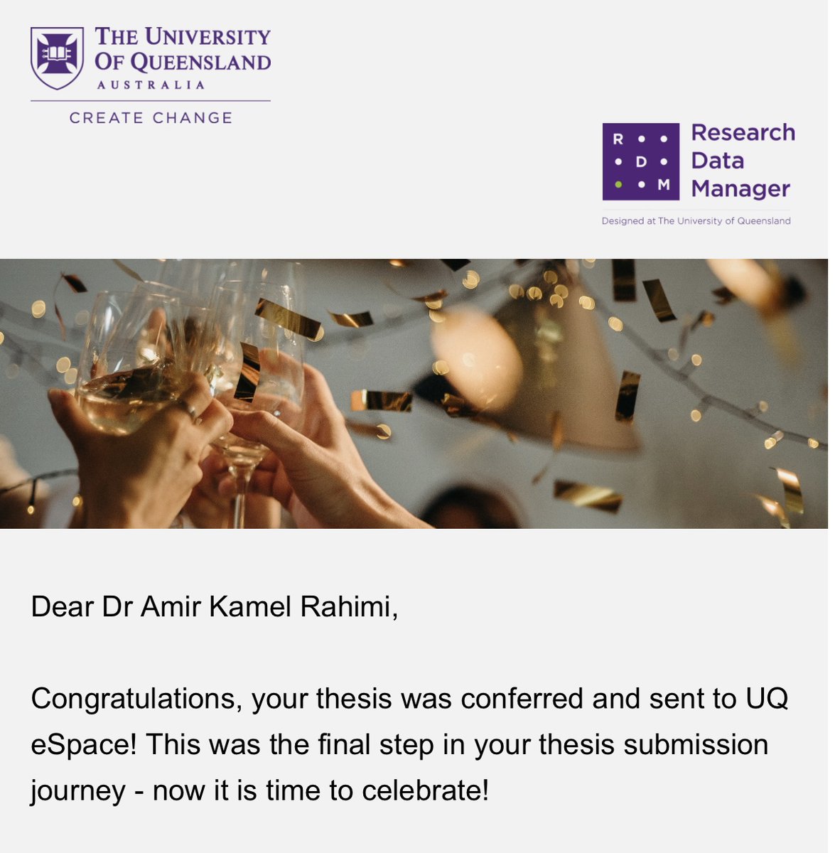 Amir Kamel (@amirkamel_8) on Twitter photo Thrilled to share that my PhD on "AI implementations in hospitals" has been officially conferred! Excited to advance AI-driven innovations. Huge thanks to my powerhouse supervisory team🙌🎓🏥 <a href="/ShrapnelSally/">sally shrapnel</a> <a href="/clairsullivan23/">Clair Sullivan</a> <a href="/OliverDietitian/">Dr Oliver Canfell</a> Prof Jason Pole <a href="/GhadimiMoji/">Moji Ghadimi</a> <a href="/UQ_CHSR/">UQ Centre for Health Services Research</a> Thrilled to share that my PhD on "AI implementations in hospitals" has been officially conferred! Excited to advance AI-driven innovations. Huge thanks to my powerhouse supervisory team🙌🎓🏥 <a href="/ShrapnelSally/">sally shrapnel</a> <a href="/clairsullivan23/">Clair Sullivan</a> <a href="/OliverDietitian/">Dr Oliver Canfell</a> Prof Jason Pole <a href="/GhadimiMoji/">Moji Ghadimi</a> <a href="/UQ_CHSR/">UQ Centre for Health Services Research</a>