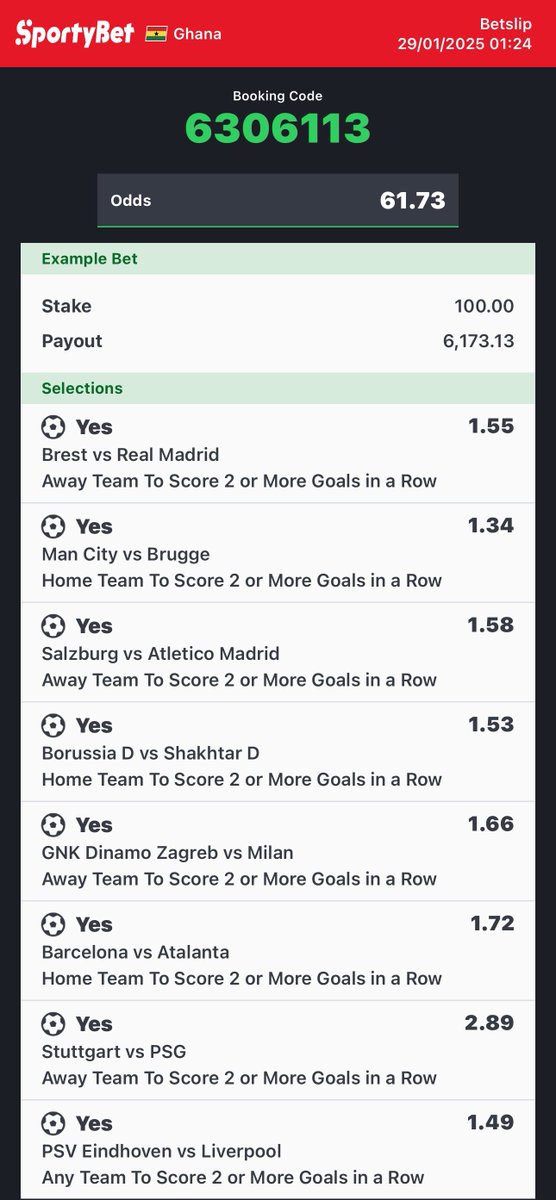 enokay69's tweet photo. UCL Day⚽️ 62 Odds of the day �� https://t.co/tme9TiyKx1