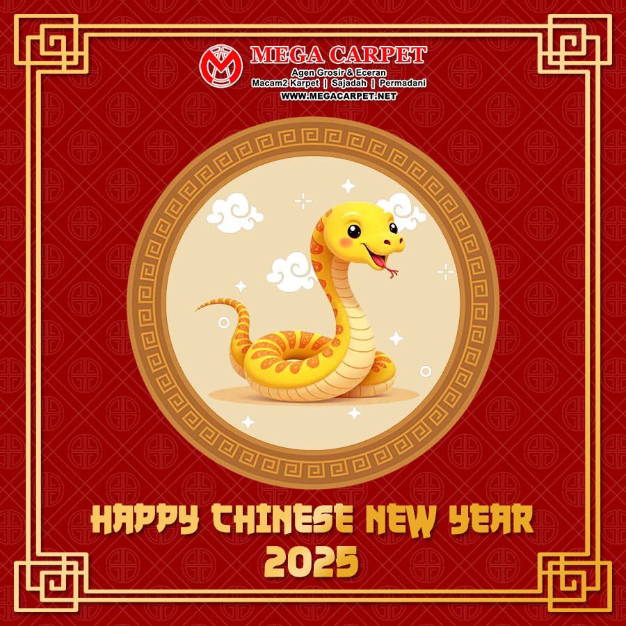 MegaCarpet's tweet photo. Selamat Tahun Baru Imlek 2025

"Gong Xi Fa Cai"

#tahunbaru #happynewyear #newyear #selamattahunbaru #happychinesenewyear #imlek #sincia #gongxifacai #chinesenewyear #holiday #libur #liburan #megacarpet https://t.co/MZOFt7bWSF
