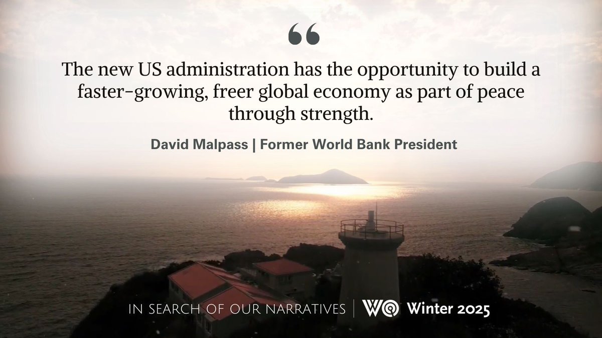 .<a href="/DavidRMalpass/">David Malpass</a> outlines a bold strategy for peace through growth, rule of law, and leadership. 
Find out more in In Search of Our Narratives
#GuidingNarratives
buff.ly/40vjMrr