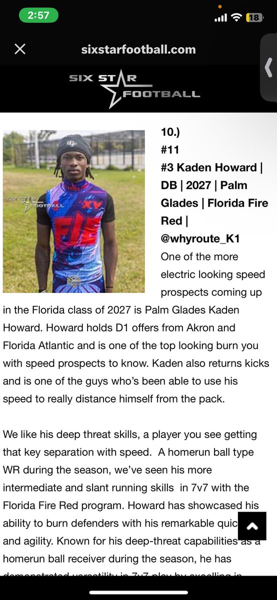 Thank you ! <a href="/sixstarfootball/">Six Star Football | PLUS+</a>