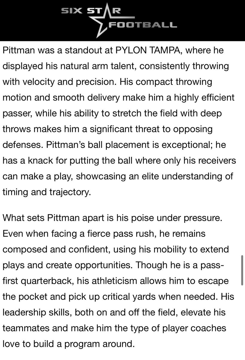 Zephan Pittman (@ziggypittman3) on Twitter photo Thank you <a href="/sixstarfootball/">Six Star Football | PLUS+</a> for this feature from <a href="/Pylon7on7/">Pylon 7on7 Football</a> Tampa <a href="/wtgssports/">WTGSSPORTS</a> <a href="/DunbarDCSports/">Dunbar HS Athletics</a> <a href="/Elite11/">Elite11</a> <a href="/dreamallamerica/">Dream All-American</a> Thank you <a href="/sixstarfootball/">Six Star Football | PLUS+</a> for this feature from <a href="/Pylon7on7/">Pylon 7on7 Football</a> Tampa <a href="/wtgssports/">WTGSSPORTS</a> <a href="/DunbarDCSports/">Dunbar HS Athletics</a> <a href="/Elite11/">Elite11</a> <a href="/dreamallamerica/">Dream All-American</a>
