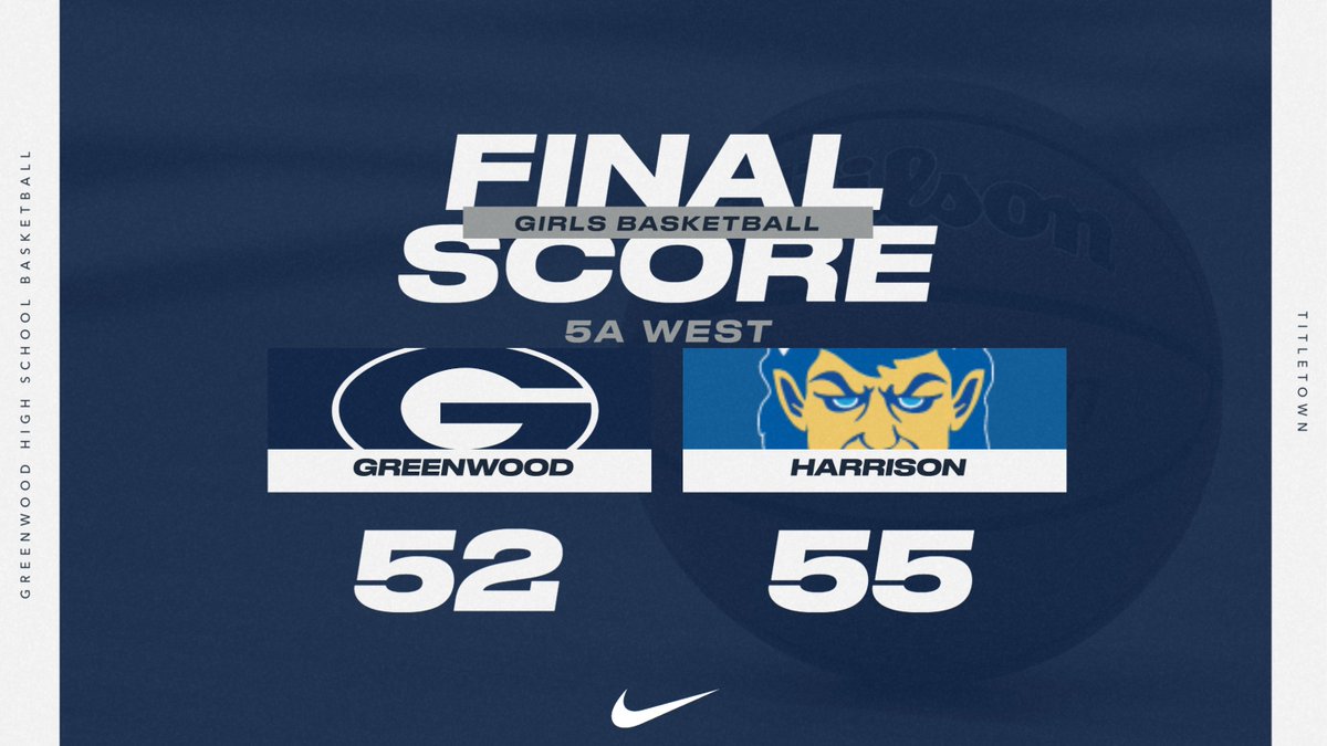 5A West Girls Basketball🏀
Greenwood - 52
Harrison - 55
Final (OT) #arpreps
#BulldogPride | #Titletown